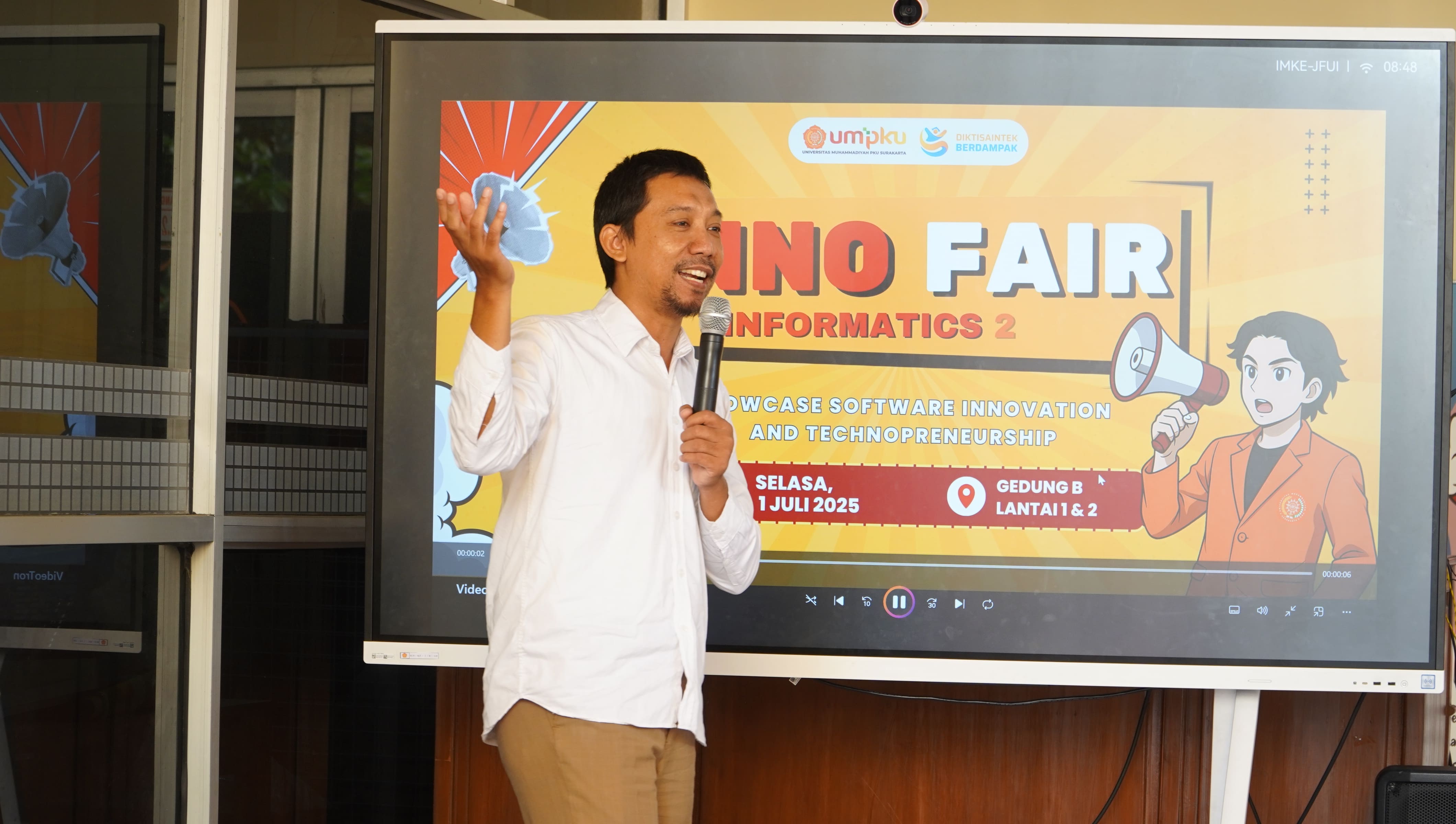Sambutan Dekan FST di Inno Fair